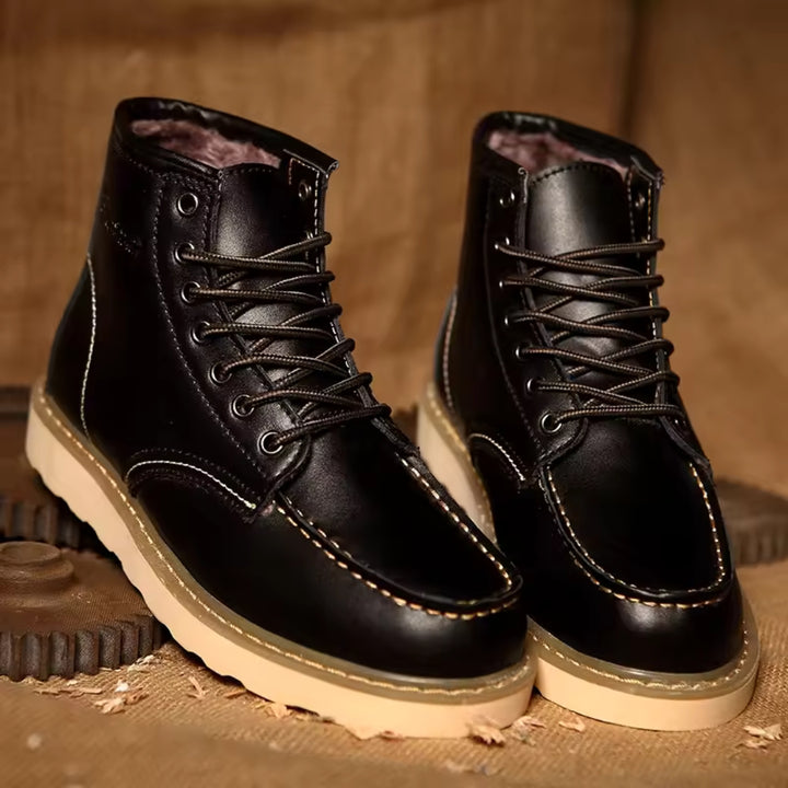 Bottes en cuir pour hommes pour la chaleur