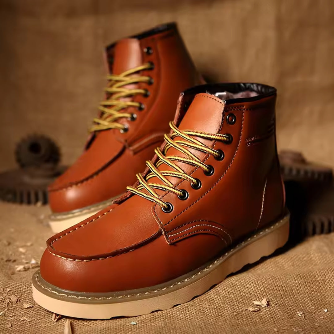 Bottes en cuir pour hommes pour la chaleur