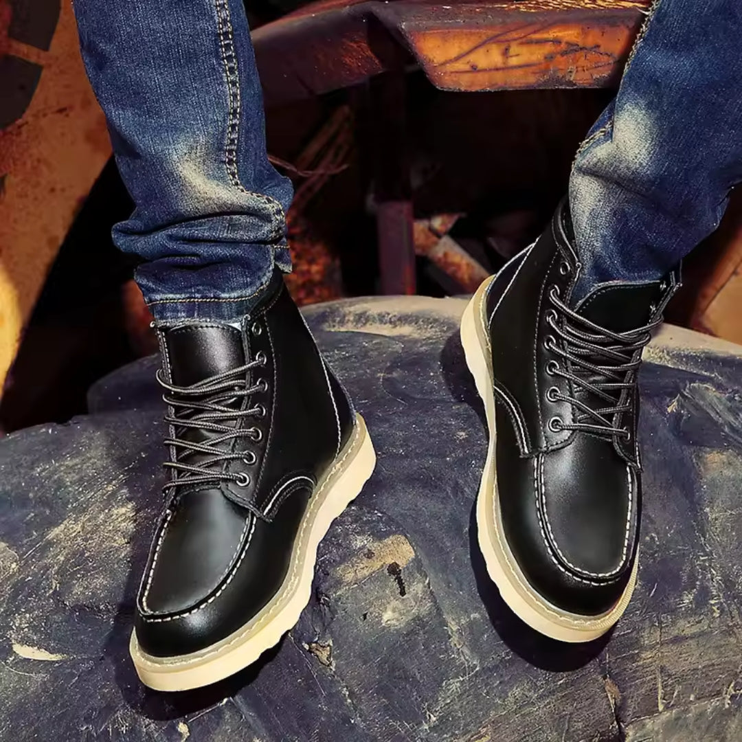 Bottes en cuir pour hommes pour la chaleur