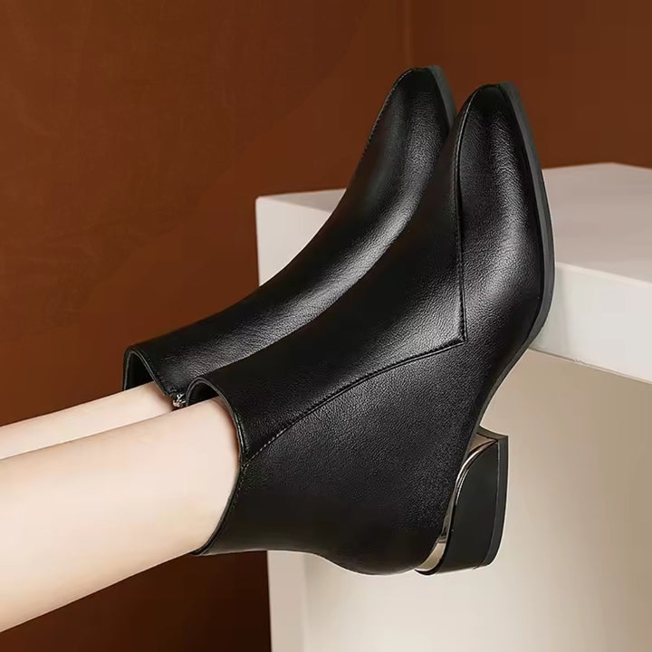 Nouvelles Bottines à Talons Épais Oversize et à la Mode