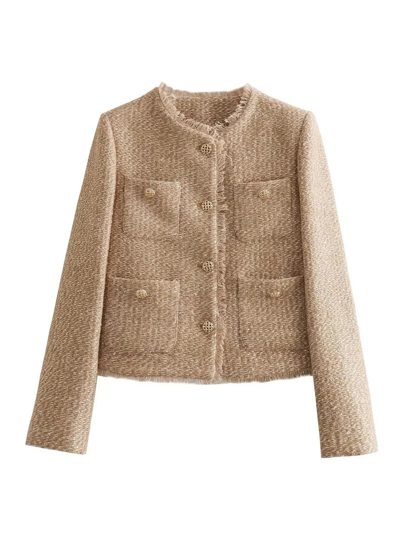 Veste en tweed courte