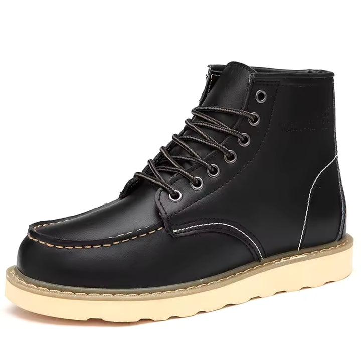 Bottes en cuir pour hommes pour la chaleur