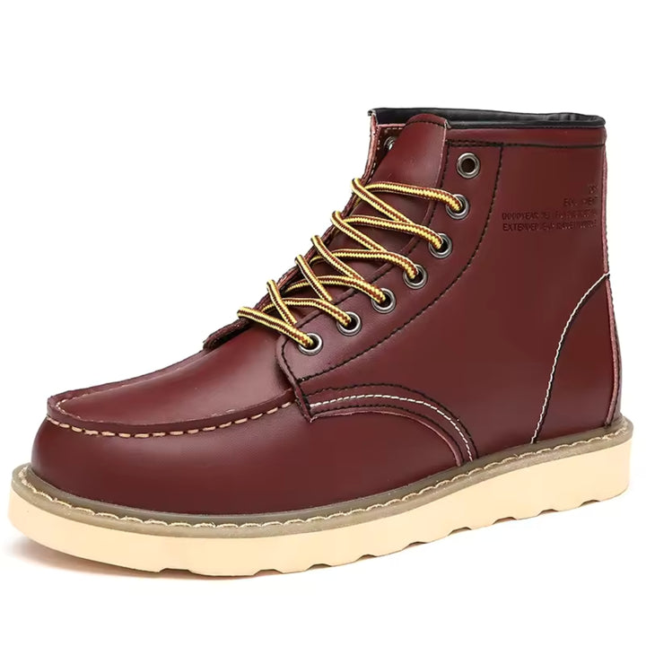 Bottes en cuir pour hommes pour la chaleur