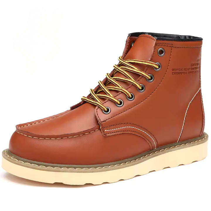 Bottes en cuir pour hommes pour la chaleur