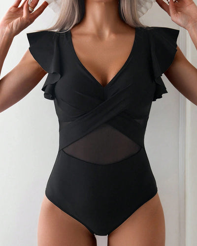 Anissa™ | Stylish V-Neck Swimsuit