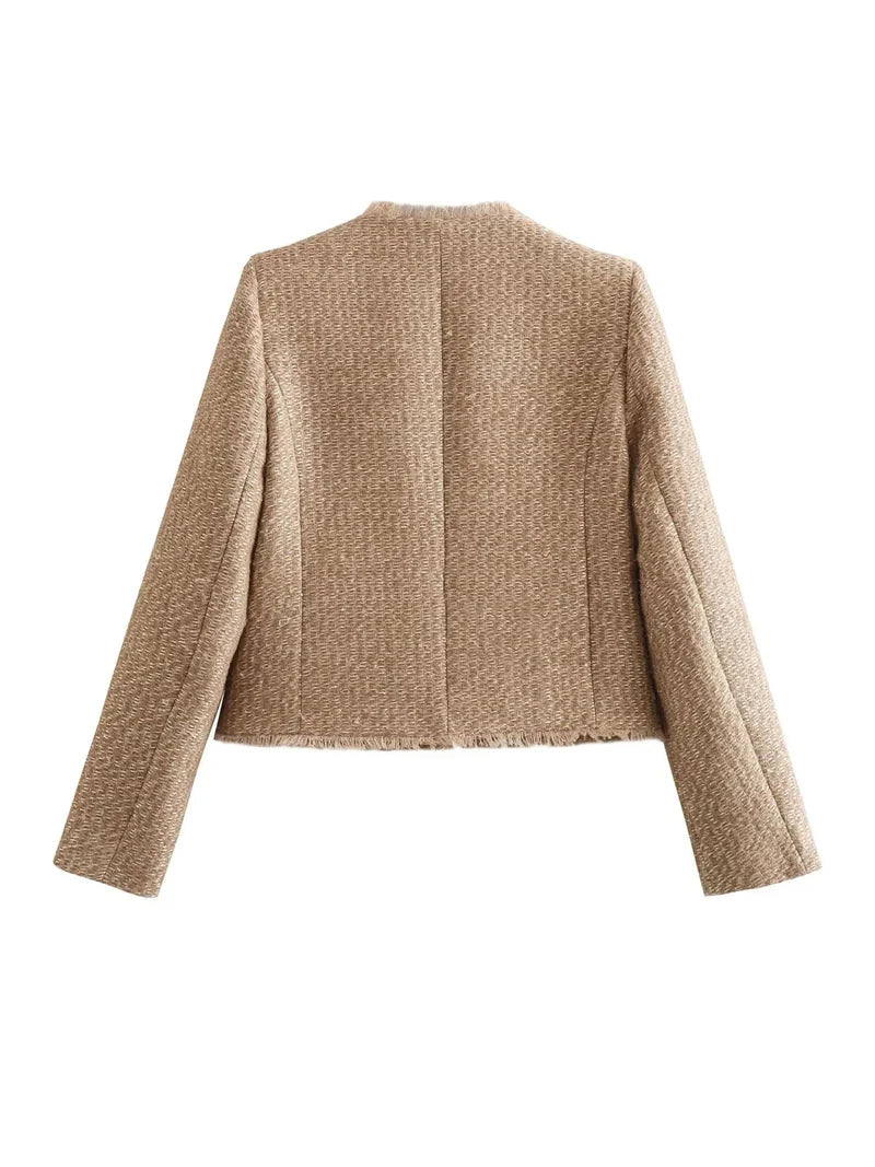 Veste en tweed courte