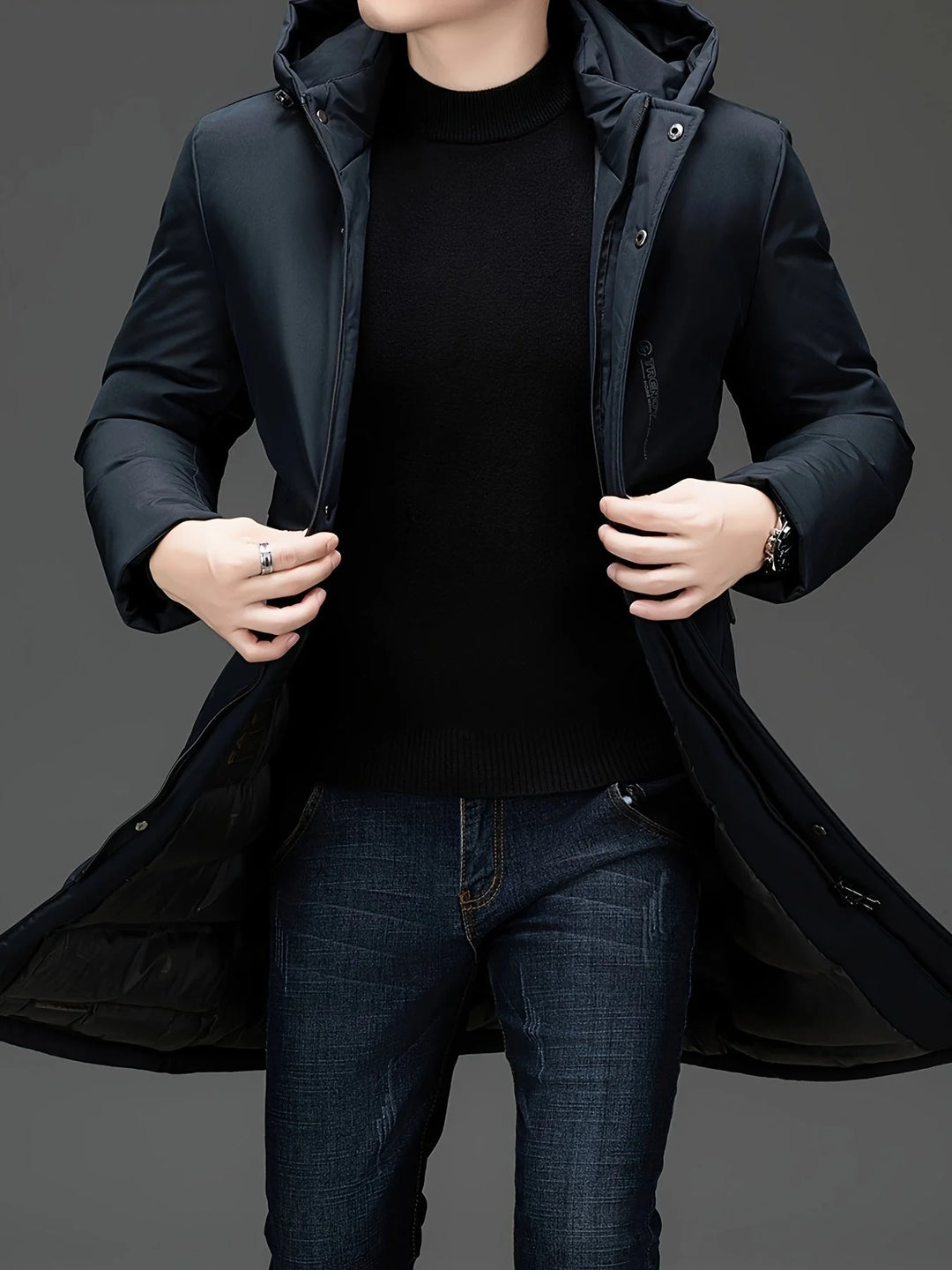 Henry | Manteau Élégant à Capuche