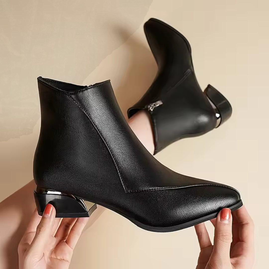 Nouvelles Bottines à Talons Épais Oversize et à la Mode