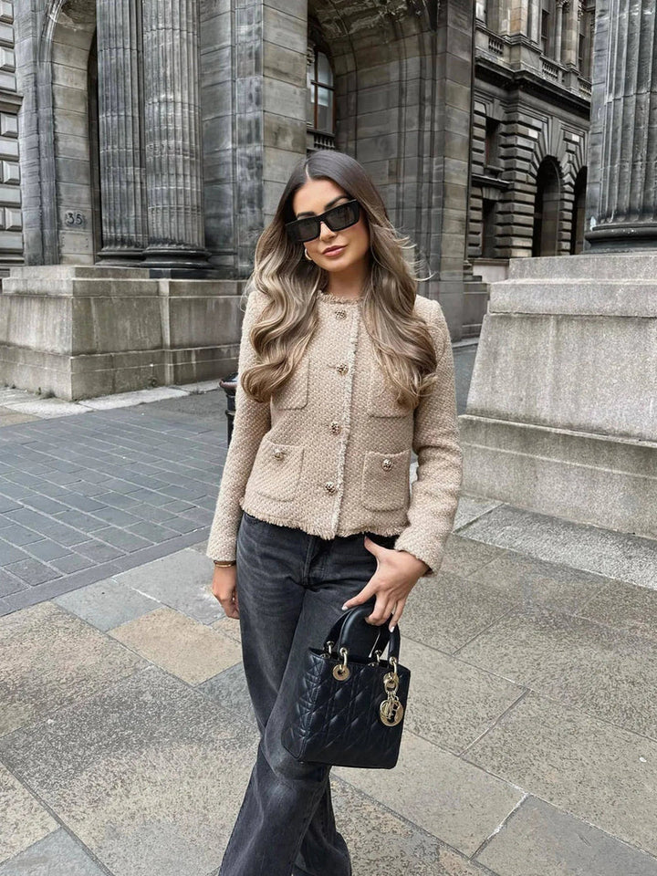 Veste en tweed courte