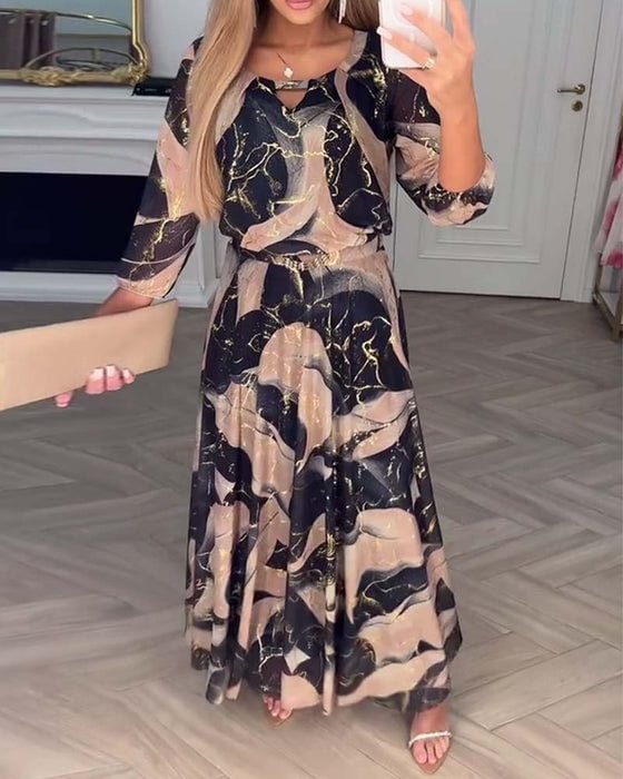 Elegant chiffon dress