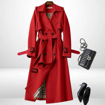 Clara – Premium Cotton Trench Coat