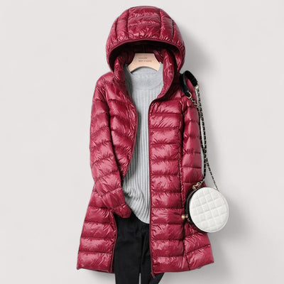Clarisse | Lightweight Down Coat with Hood