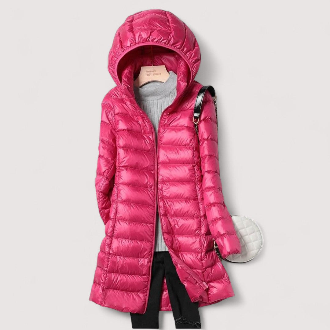 Clarisse | Lightweight Down Coat with Hood