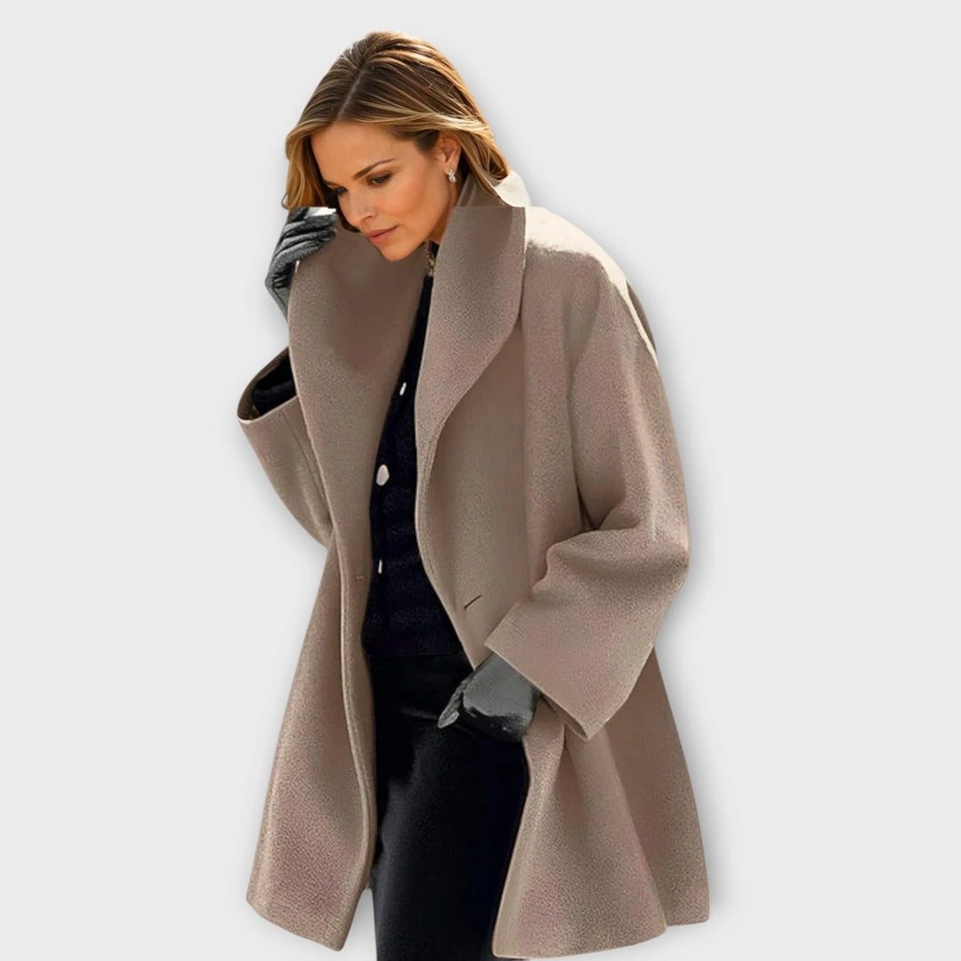 Elodie - Manteau De Laine Coupe Vent De Lluxe