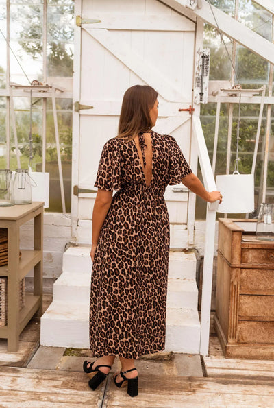 Gaelle | The Leopard Maxi Dress