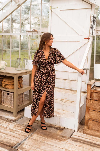 Gaelle | The Leopard Maxi Dress