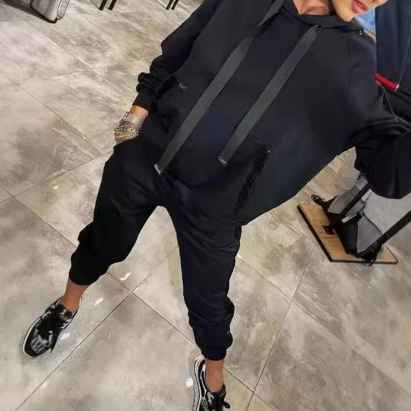 2-Piece Set – Women’s Drawstring Hoodie & Pants 👖👕